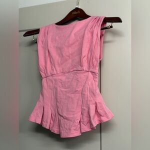 Zara Pink Sleeveless Top